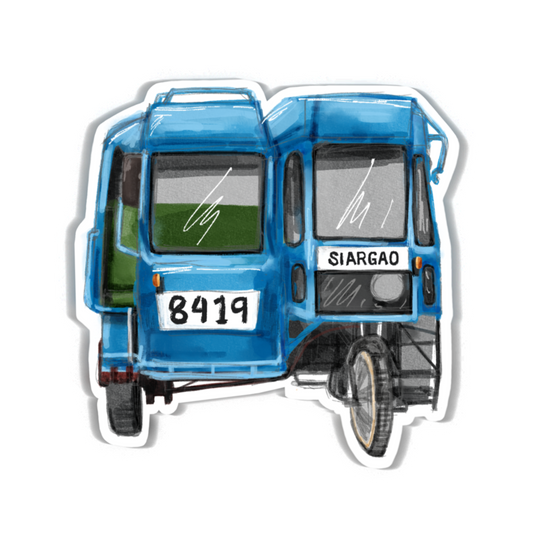 General Luna Tuktuk Tricycle Sticker